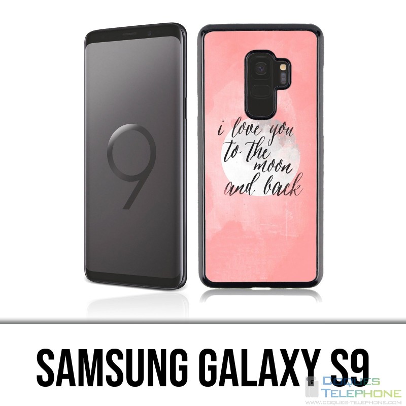 Carcasa Samsung Galaxy S9 - Love Message Moon Back