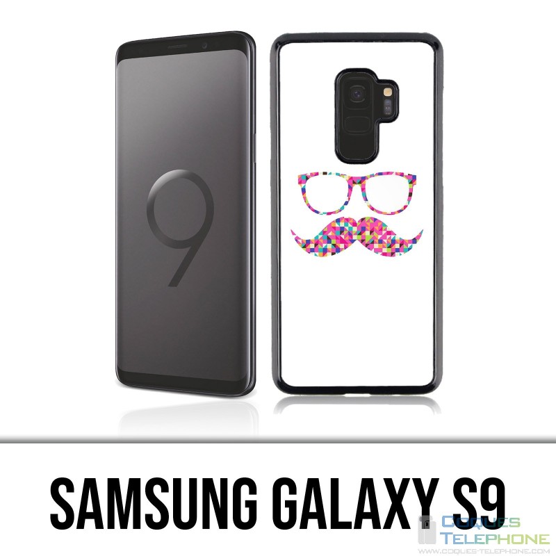 Carcasa Samsung Galaxy S9 - Gafas de sol con bigote