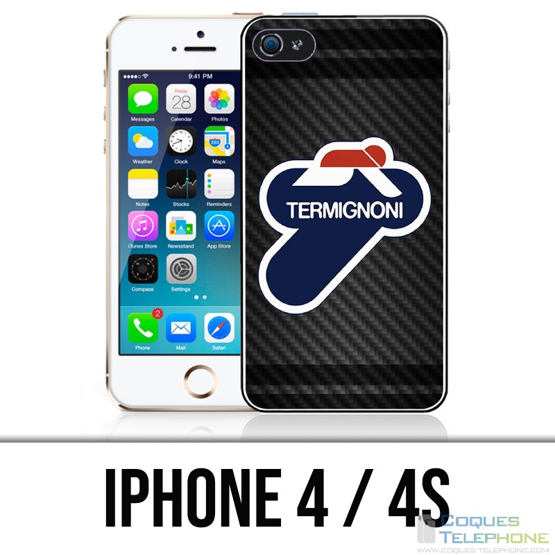 Coque iPhone 4 / 4S - Termignoni Carbone