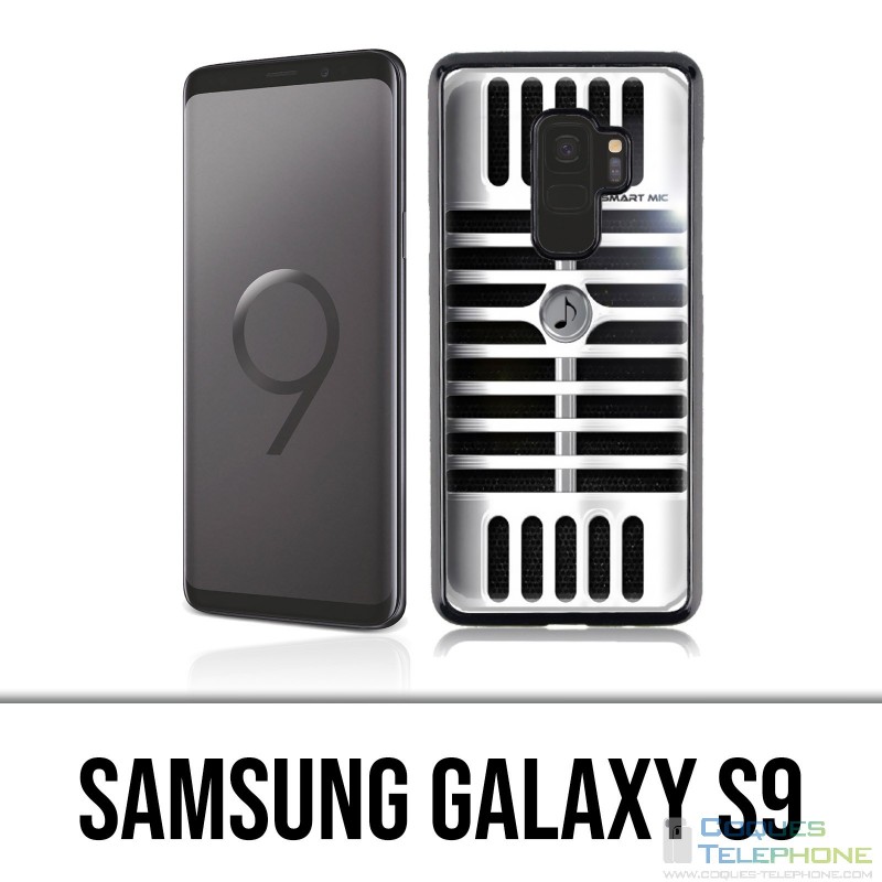 Carcasa Samsung Galaxy S9 - Micrófono vintage