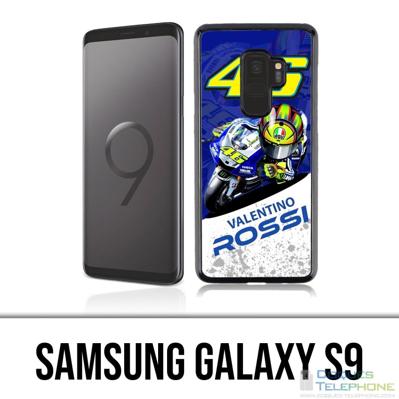Samsung Galaxy S9 Hülle - Motogp Rossi Cartoon