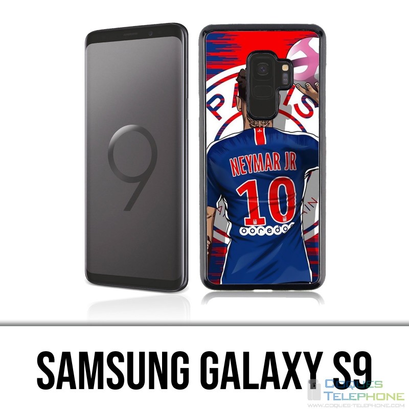 Coque Samsung Galaxy S9 - Neymar Psg