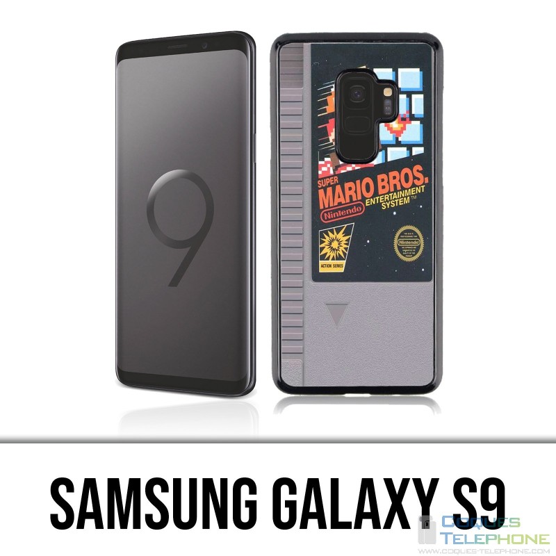 Custodia Samsung Galaxy S9 - Cartuccia Nintendo Nes Mario Bros