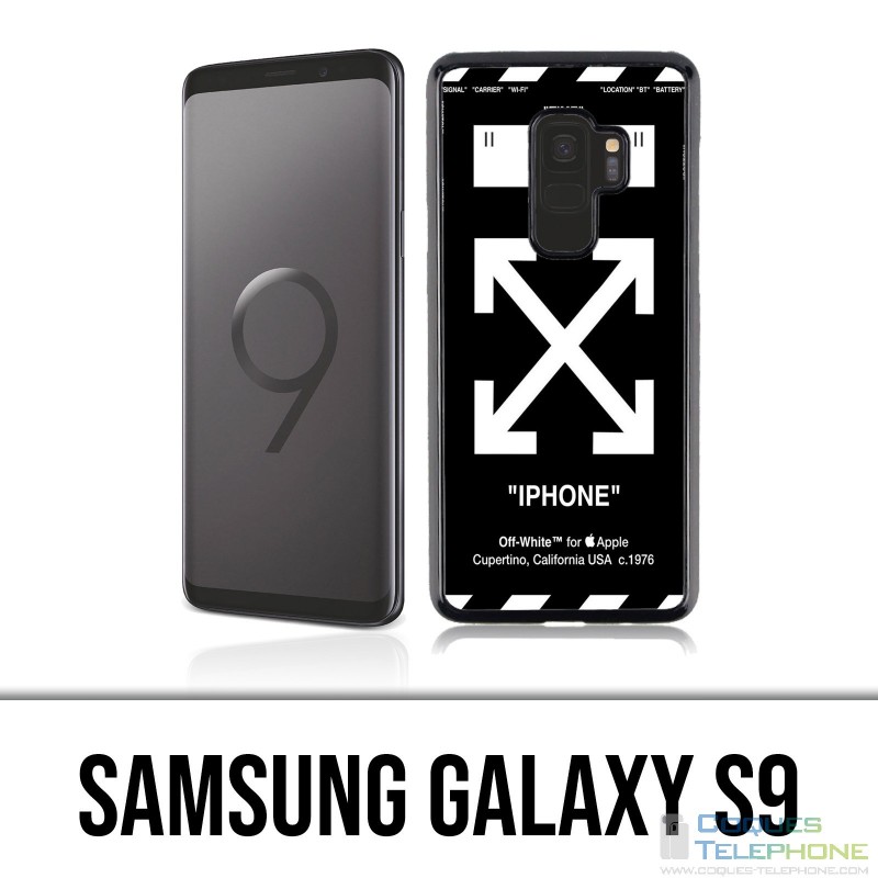 Carcasa Samsung Galaxy S9 - Blanco Negro Negro
