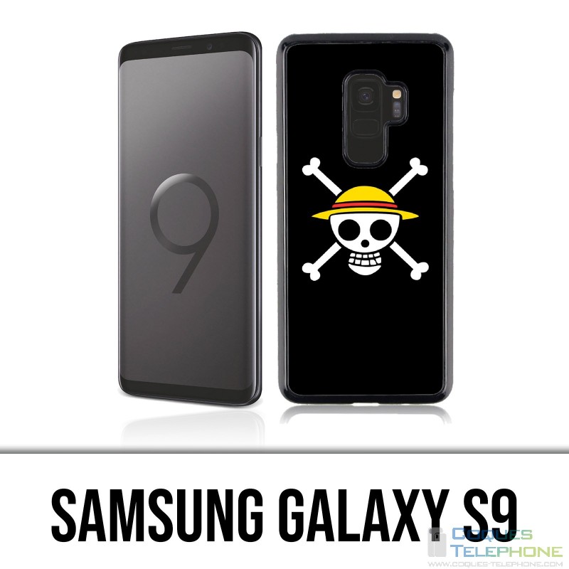 Carcasa Samsung Galaxy S9 - Nombre del logotipo de One Piece