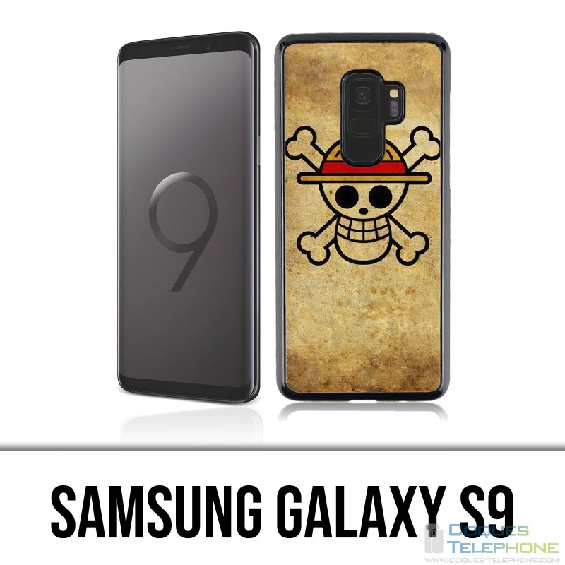 Coque Samsung Galaxy S9 - One Piece Vintage Logo