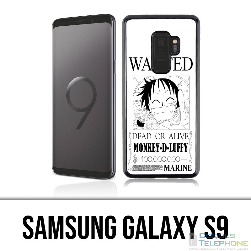 Coque Samsung Galaxy S9 - One Piece Wanted Luffy