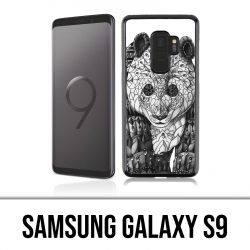 Samsung Galaxy S9 Hülle - Panda Azteque