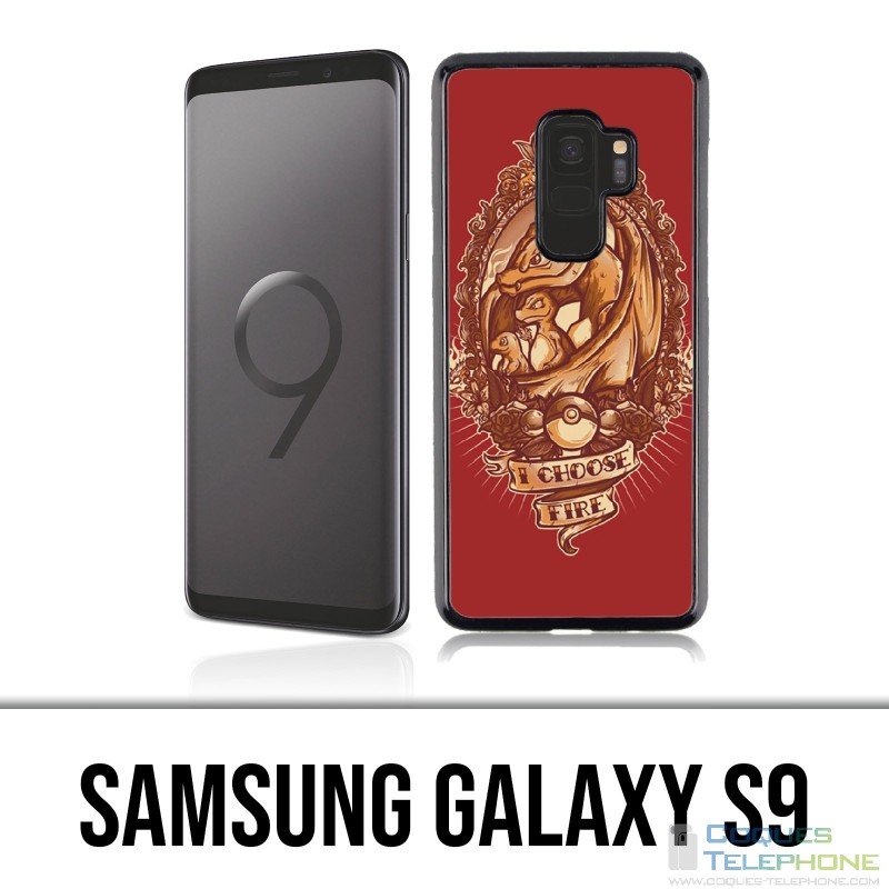 Carcasa Samsung Galaxy S9 - Pokémon Fire