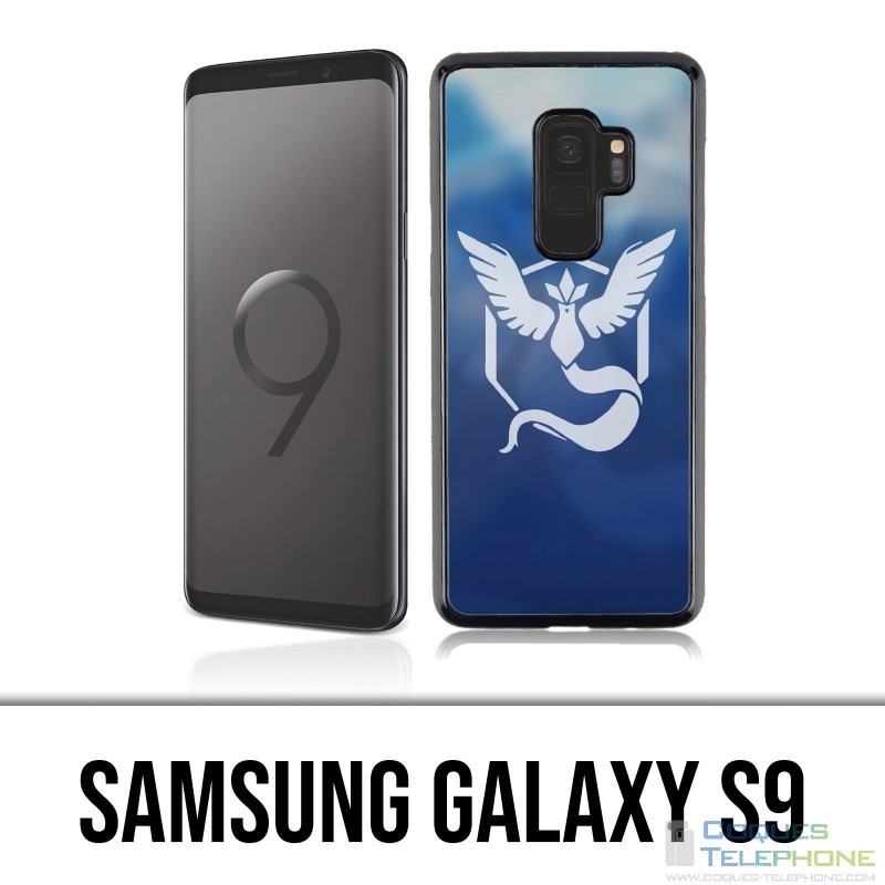 Samsung Galaxy S9 Case - Pokemon Go Team Blue Grunge