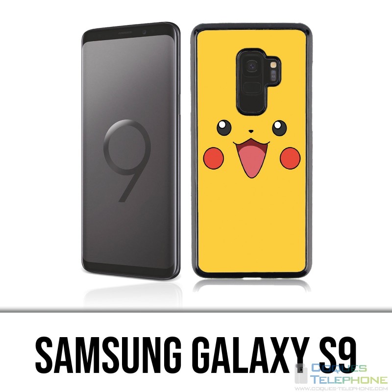 Carcasa Samsung Galaxy S9 - Tarjeta de identificación Pokémon Pikachu