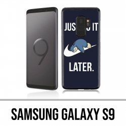Samsung Galaxy S9 Case - Ronflex Pokémon Just Do It Later