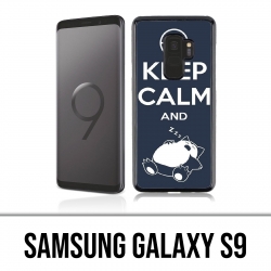 Carcasa Samsung Galaxy S9 - Pokemon Ronflex Keep Calm