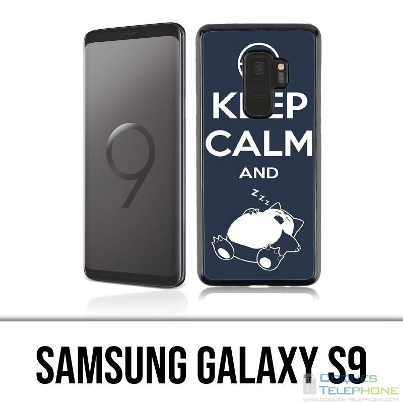 Samsung Galaxy S9 Case - Pokemon Ronflex Keep Calm