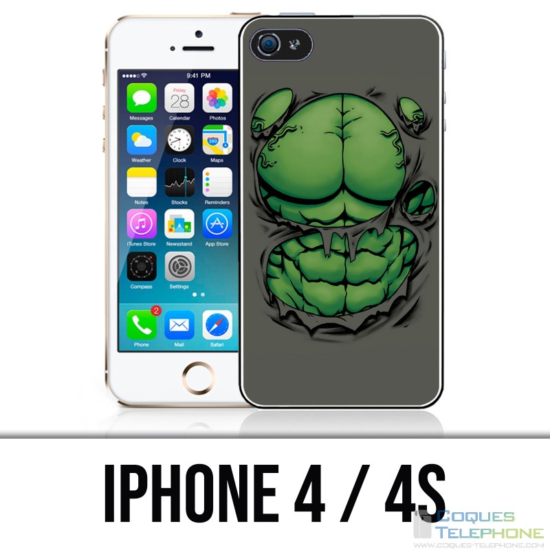 Coque iPhone 4 / 4S - Torse Hulk