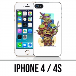 Custodia per iPhone 4 / 4S - Cartoon Ninja Turtles