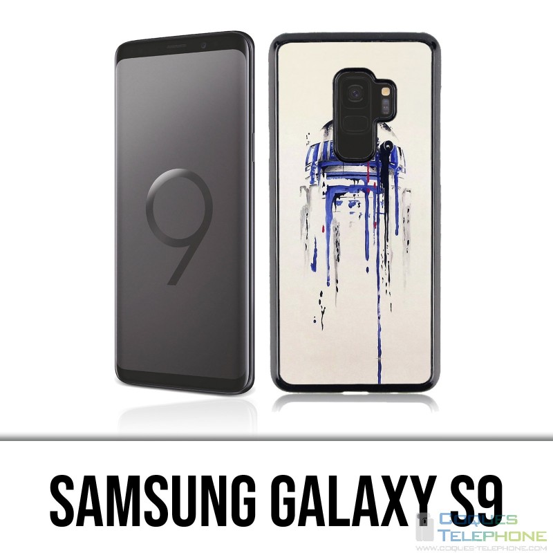 Carcasa Samsung Galaxy S9 - Pintura R2D2