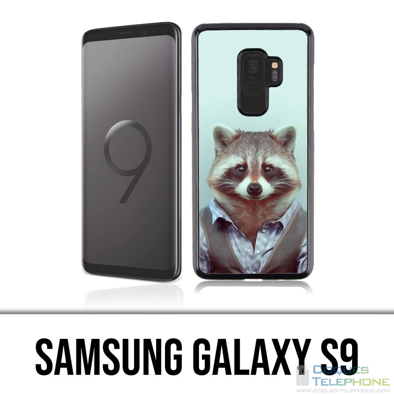 Funda Samsung Galaxy S9 - Disfraz de mapache