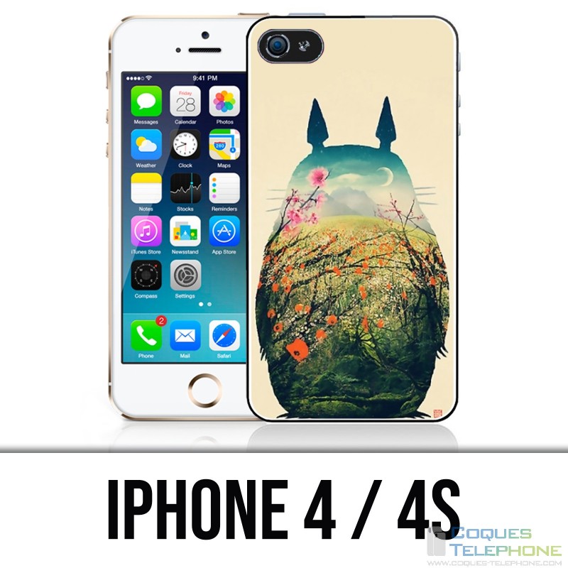 Coque iPhone 4 / 4S - Totoro Dessin