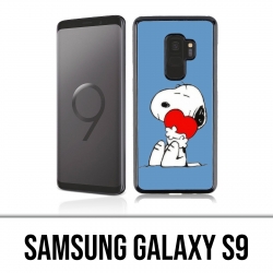 Coque Samsung Galaxy S9 - Snoopy Coeur
