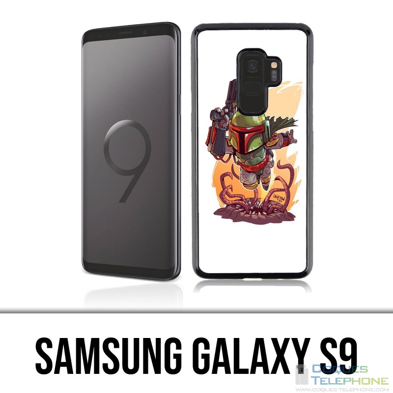 Funda Samsung Galaxy S9 - Star Wars Boba Fett Cartoon