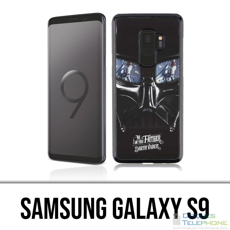 Coque Samsung Galaxy S9 - Star Wars Dark Vador Moustache