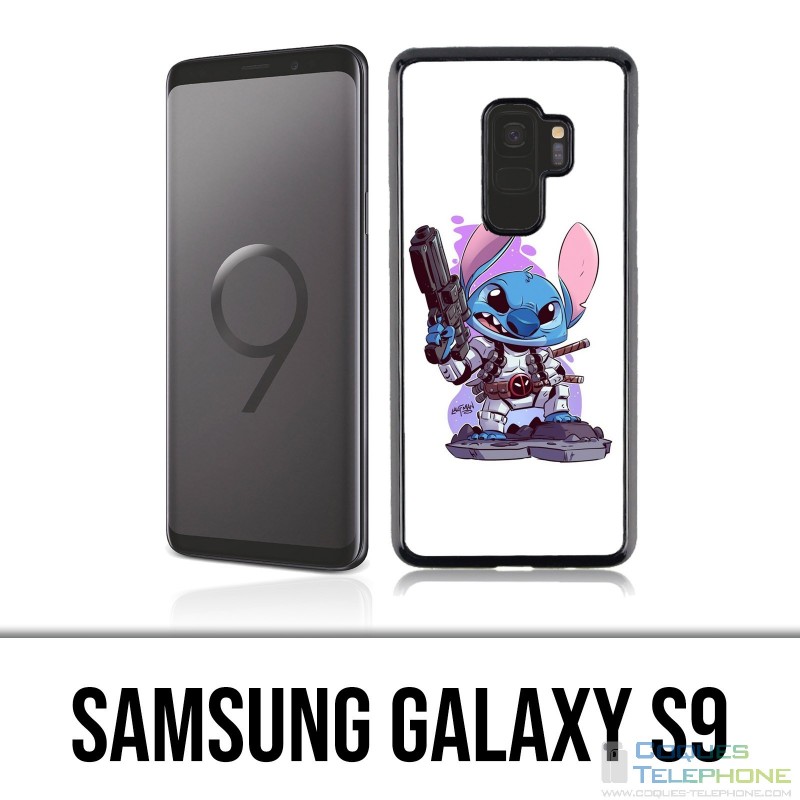 Carcasa Samsung Galaxy S9 - Puntada Deadpool