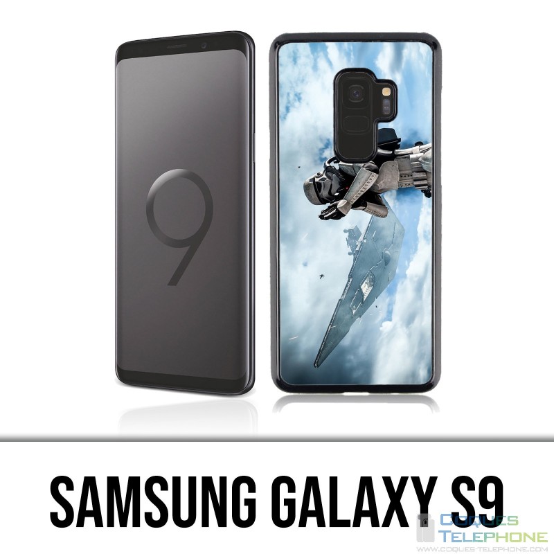 Carcasa Samsung Galaxy S9 - Stormtrooper Paint