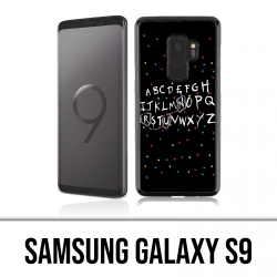 Samsung Galaxy S9 Hülle - Stranger Things Alphabet