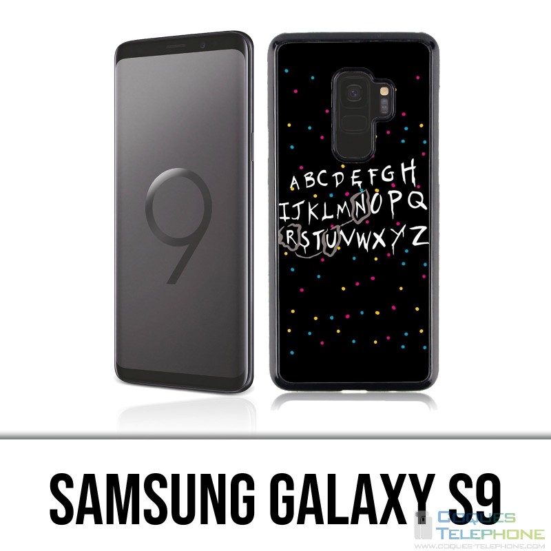 Coque Samsung Galaxy S9 - Stranger Things Alphabet