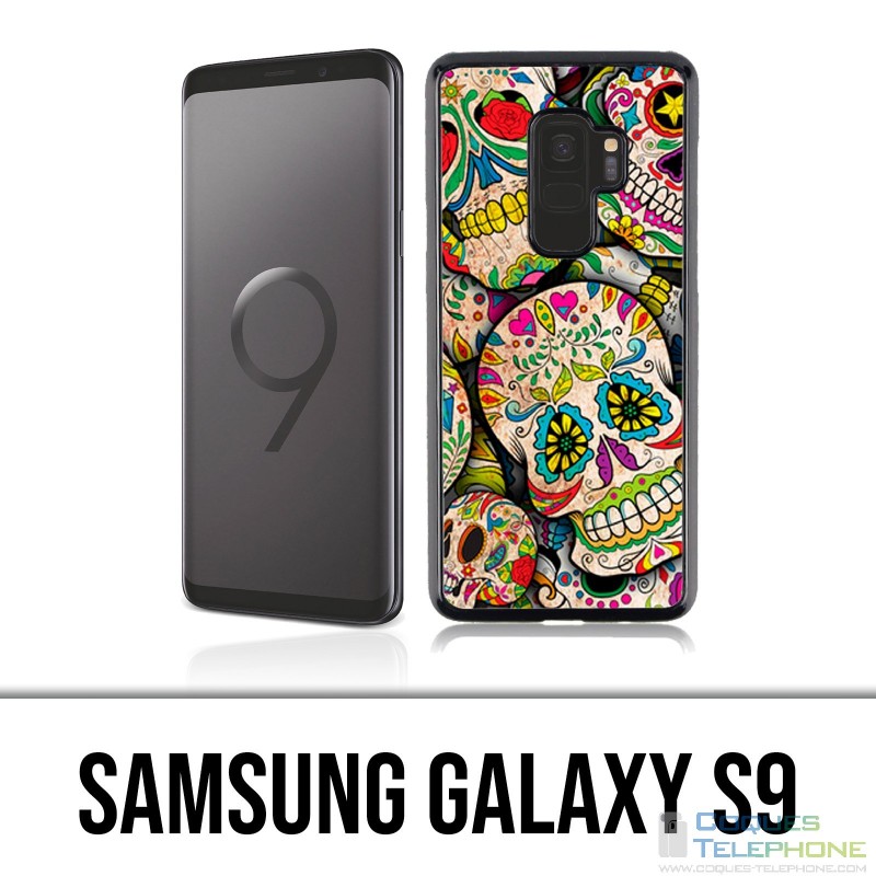 Coque Samsung Galaxy S9 - Sugar Skull