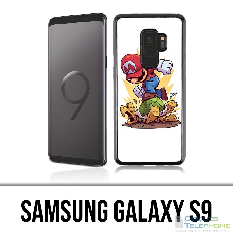 Carcasa Samsung Galaxy S9 - Dibujos animados Super Mario Turtle