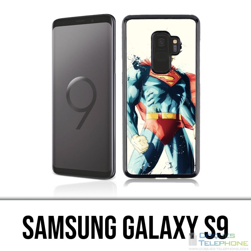 Carcasa Samsung Galaxy S9 - Superman Paintart