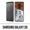 Coque Samsung Galaxy S9 - Tablette Chocolat Alu