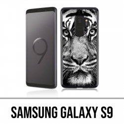 Samsung Galaxy S9 Case - Black And White Tiger