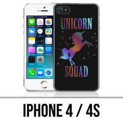 Coque iPhone 4 / 4S - Unicorn Squad Licorne