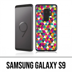 Carcasa Samsung Galaxy S9 - Triángulo Multicolor
