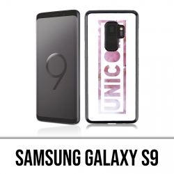 Samsung Galaxy S9 Hülle - Unicorn Unicorn Flowers
