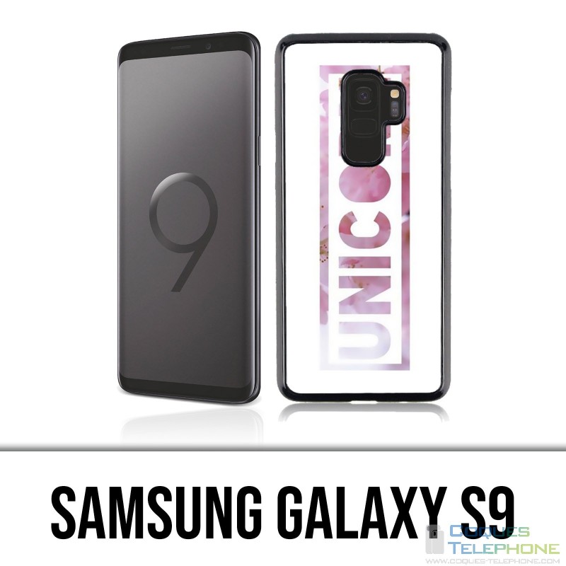 Samsung Galaxy S9 Case - Unicorn Unicorn Flowers