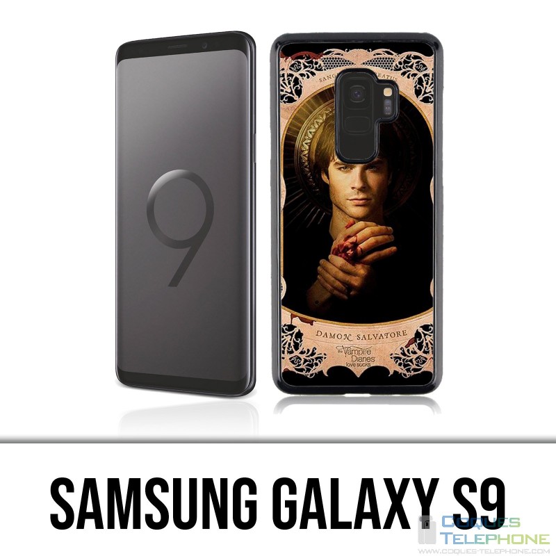 Coque Samsung Galaxy S9 - Vampire Diaries Damon