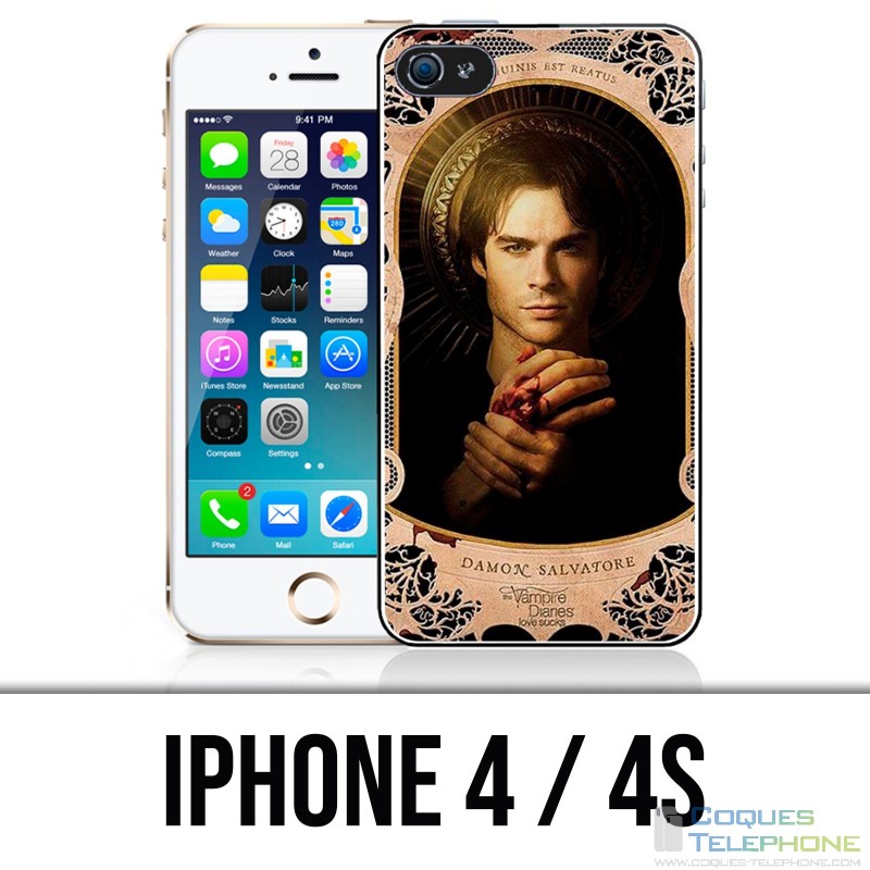 Coque iPhone 4 / 4S - Vampire Diaries Damon