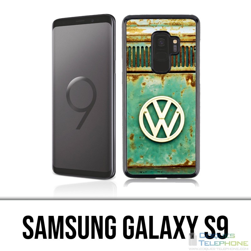 Carcasa Samsung Galaxy S9 - Logotipo Vintage Vw