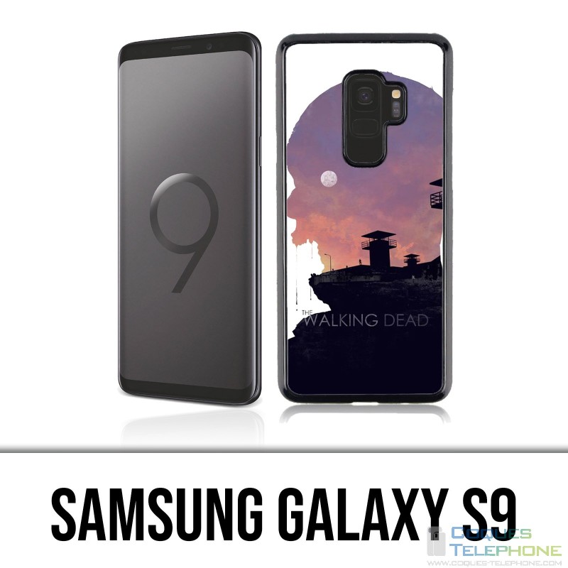 Coque Samsung Galaxy S9 - Walking Dead Ombre Zombies