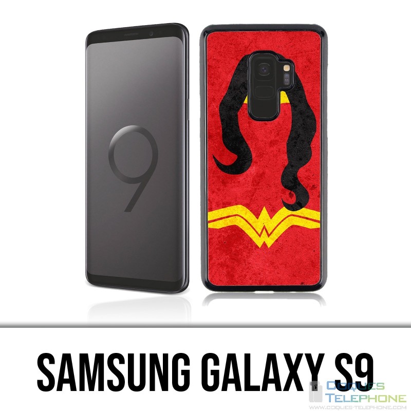 Carcasa Samsung Galaxy S9 - Arte de la Mujer Maravilla