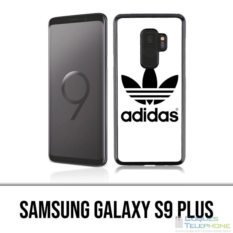 Samsung Galaxy S9 Plus Hülle - Adidas Classic Weiß