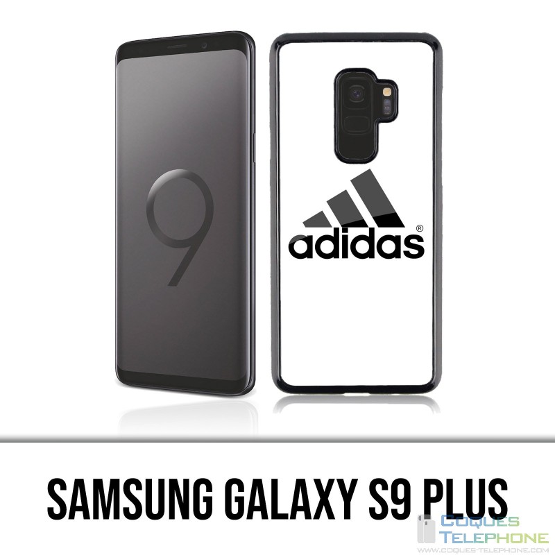 Coque Samsung Galaxy S9 PLUS - Adidas Logo Blanc