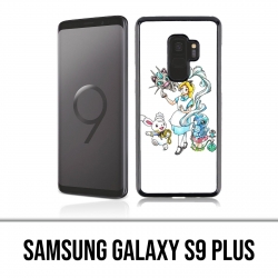 Carcasa Samsung Galaxy S9 Plus - Alicia en el país de las maravillas Pokémon
