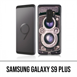 Custodia Samsung Galaxy S9 Plus - Fotocamera vintage nera