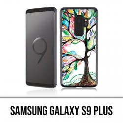 Samsung Galaxy S9 Plus Hülle - Mehrfarbiger Baum
