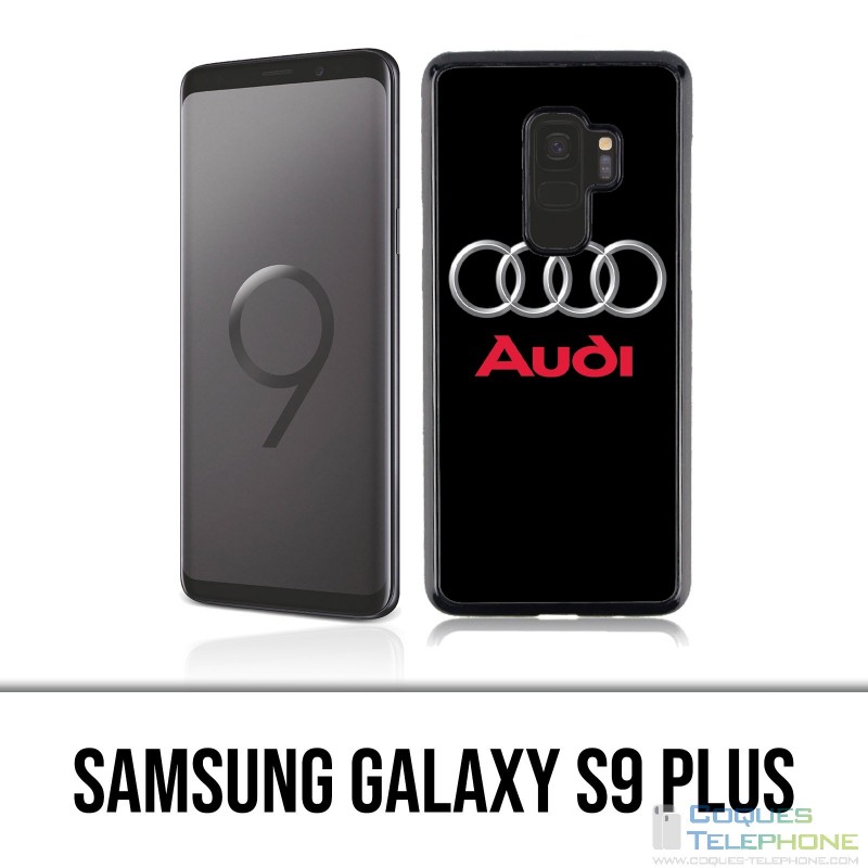 Coque Samsung Galaxy S9 PLUS - Audi Logo Métal